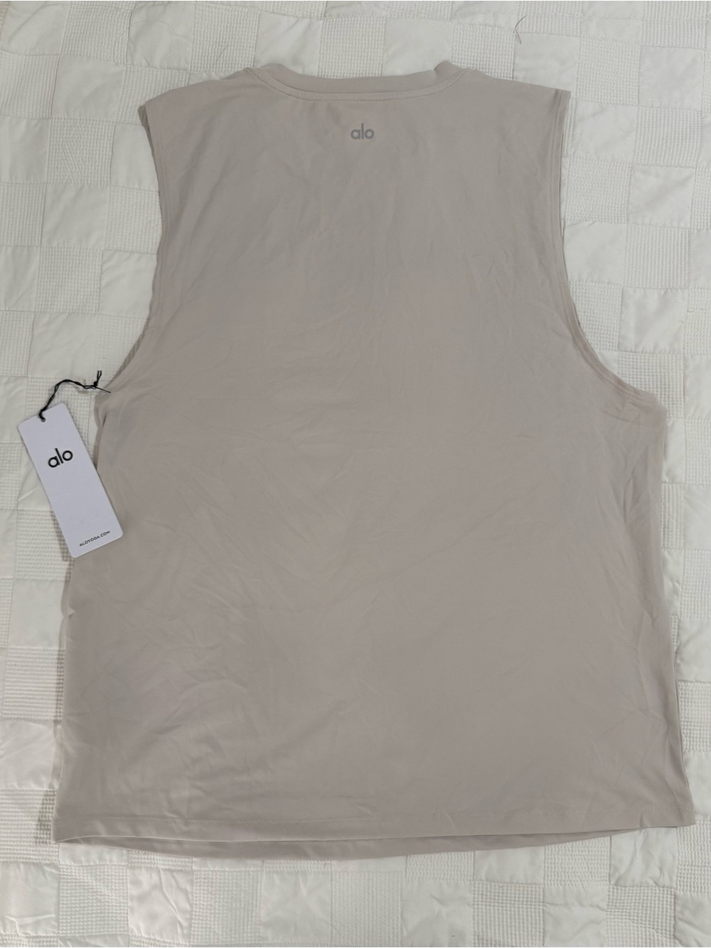 Alo Conquer Muscle Tank Bone - Large - Picture 3 of 6